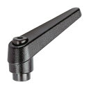 トラスコ(TRUSCO) クランプレバー ブラック メネジ M12 TCFRBK-12 1点