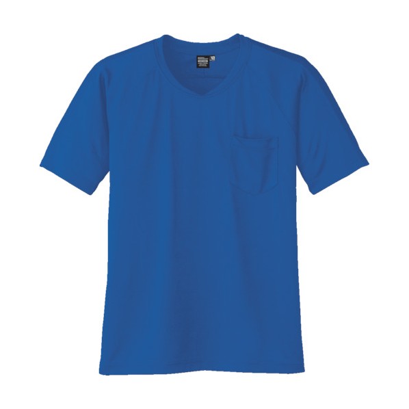 コーコス信岡 半袖VネックTシャツA-667 6レアルブル-5L A-667-6-5L 1点