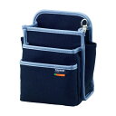 トラスコ タフレックス腰袋小型三段 229 x 220 x 115 mm TCA-16 1点
