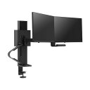 エルゴトロンジャパン TRACE Dual Monitor Mount、Matte Black 45-631-224 1点(4)