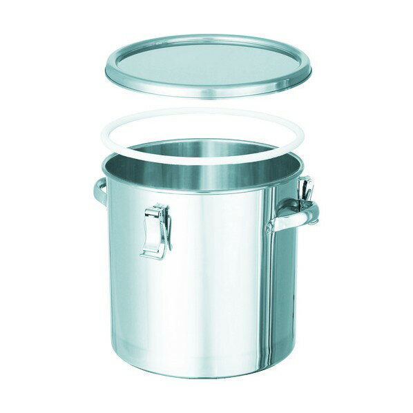 日東 ステンレスタンクPTFEパッキン付式保存タンク20L 360 x 360 x 350 mm CTHPTFE30