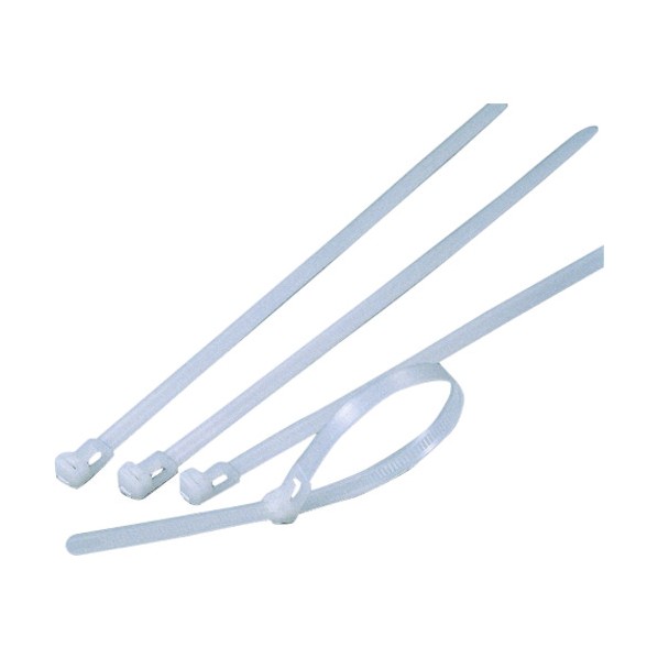 ヘラマンタイトン リピートタイ 幅7.4X長さ250mm 耐薬品グレード 屋内用 RF250-PP 100本