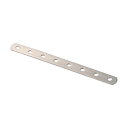 トラスコ ジョイント金具19型フラットステンレス長さ200穴数8 199 x 17 x 2 mm TK19-F8S 1点