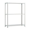 トラスコ CB型セミボルトレス軽量棚 1500X300XH1200 3段 WG色 CB-4533-WG 1台