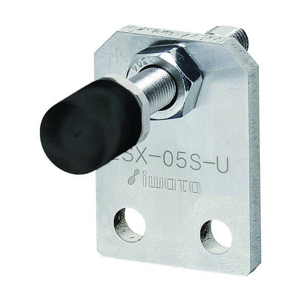 岩田製作所 リニアストッパーウレタンボルト付 SUS LSX-06S-U 1点