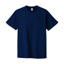 アイトス 半袖Tシャツ(ポケット付)(男女兼用) L 008ネイビー 10531 1
