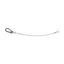 トラスコ オールステンレスワイヤカットロープ両端ワッパ+片側スナップフック付 1.5Φ×300mm SCWSF150-30 1点