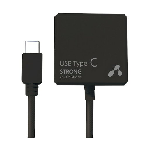 エアージェイ TYPE-C 2.4Aタイプ ACストロング充電器 BK AKJ-CT24STG BK 1点 エアージェイ TYPE-C 2.4Aタイプ ACストロング充電器 BK AKJ-CT24STG BK 1点