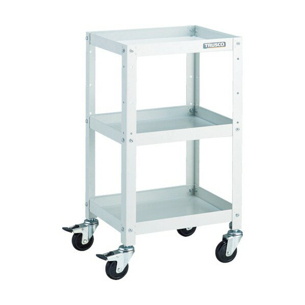 トラスコ ラビットワゴン 400X350 ゴム車輪 W色 RBW-743 1