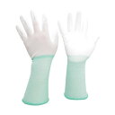 ミドリ安全 低発塵手袋ロング(手のひらコート)10双入M 350 x 150 x 110 mm MCG-500N-LONG-M