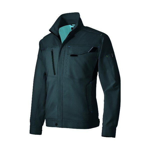 アイトス ライトフィックス 長袖サマーブルゾン（男女兼用） 3L 014チャコール 2530 1