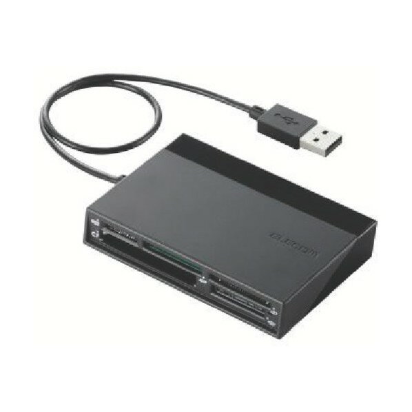 エレコム メモリリーダライタ/USBハブ付/SD+MS+CF+XD ブラック MR-C24BK 1