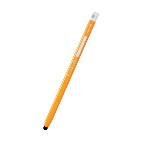 特徴 ■特徴 ●三角形で、持ちやすい形状のスマートフォン・タブレット用タッチペンです。 ●小さな力で書けるので、筆圧が弱かったり、筆記具を持ちなれていないお子様に適しています。 ●名前を記入するスペースが付いており、お子様がタッチペンを紛失してしまうのを防ぎます。 ●ペン先に高密度ファイバーチップを採用し、超感度を実現。 ●高密度ファイバーチップにより、軽い力で滑らかな操作が可能です。 ●ペン先に植毛された繊維が広範囲の接地面積を確保することで、ペン先を押し当てることなく、滑らかに操作できる超感度を実現しました。 ●指先でのタッチ操作と違い、液晶画面を汚さずに操作が可能です。 ●タッチ操作はもちろん、スライド操作も快適に行えます。 ●▼※フィルムの種類によっては、操作時にこすれ音が生じたり、ペンの反応が悪くなることがあります。 ●ペン先が劣化した際に別売のペン先（P-TIPC02）に交換できて、快適な操作感を維持できます。 ●タブレットなどに装着できるストラップがついています。 ■仕様 ●対応機種：各種スマートフォン・タブレット ●外形寸法：長さ/約140×ペン径約7.1mm、ペン先/約5.5mm ●材質：ペン先/シリコンゴム・ナイロン繊維、本体/アルミニウム ●ストラップ有無：◯ ●カラー：イエロー 仕様 入数 1点 PTPEN02SYL