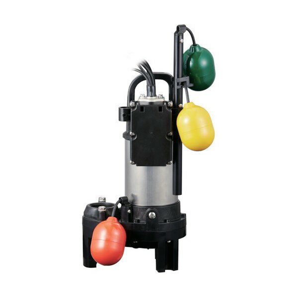 鶴見製作所 樹脂製汚物用水中ハイスピンポンプ 60HZ 口径40mm 単相100V 40PUW2.15S 60HZ 1点