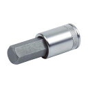 トラスコ(TRUSCO) ヘキサゴンソケット差込角12.7対辺4mm 21 x 18 x 54 mm TS4-04H 1点