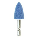 BIGMAN 六角軸付砥石 ステン用 砲弾 6.3cm×1.8cm×1.8cm D-844 1本