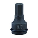 KTC 19.0sq.インパクトレンチ用ヘキサゴンレンチ 27mm BTP6-27P 1個