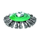 LESSMANN LESSMANN 左右逆ノットカップブラシ Φ115 ステンレス線 線径0.5 1点