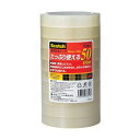 スリーエム スコッチ(R)透明粘着テープ 500シリーズ 500-3-18-10P 71050 便利グッズ(文具・OA機器) 500-3-18-10P 1個