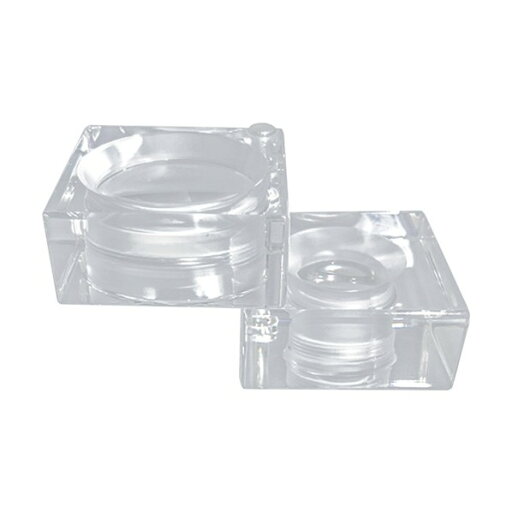 京葉光器 アクリルルーペ 四角 10x/5x ACR-SQ1728 1点 京葉光器 アクリルルーペ 四角 10x/5x ACR-SQ1728 1点