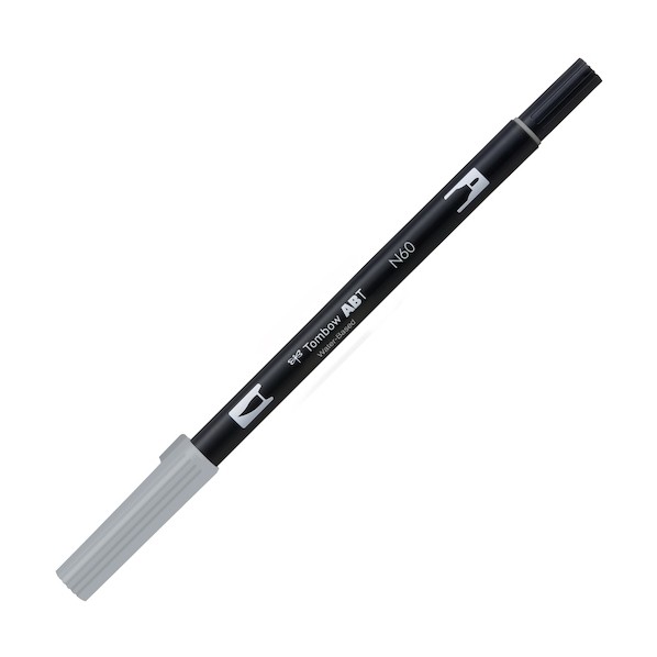 トンボ鉛筆 水性グラフィックマーカー デュアルブラッシュペン ABT N60 AB-TN60 1点