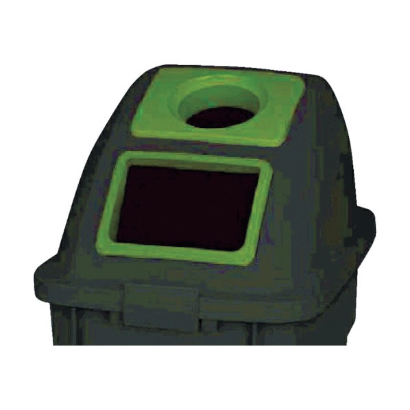 積水テクノ成型 Gダスター角型＃45分別フタ丸角穴タイプ 425 x 350 x 435 mm GF42MKK 1