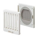 因幡電工 JAPPY 換気用樹脂製レジスター 100Φ 防虫網 JKS100AWH 1