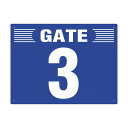 ユニット ゲート表示板 GATE 3 ヨコ 305-302 1点