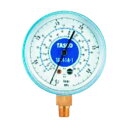 タスコ R22、R12、R502高精度連成計(低圧側冷暖兼用タイプ) 奥行:31mm TA141A-1