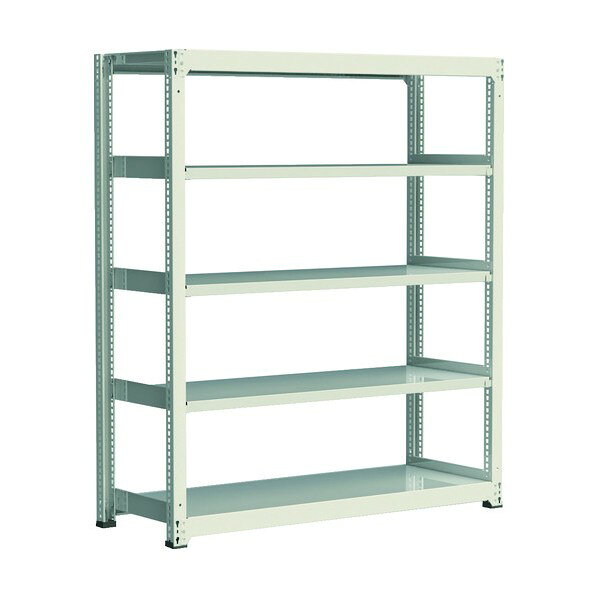 ※法人専用品※アイリスオーヤマ 中量ラック(300kgタイプ・高サ1200mm) 単体型・高サ1200mm ホワイト M3K1845125 1点