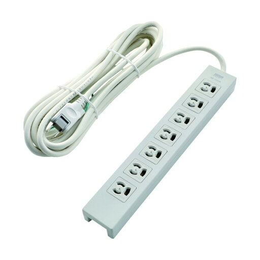 トラスコ(TRUSCO) 電源タップ 3P抜ケ止メ7個口 アース/マグネット付 5M TOT3N-705 1点 トラスコ(TRUSCO) 電源タップ 3P抜ケ止メ7個口 アース/マグネット付 5M TOT3N-705 1点