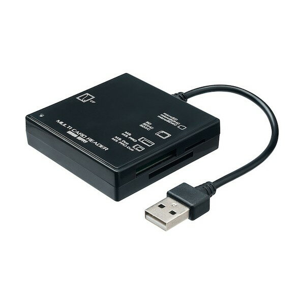 サンワサプライ USB2.0 カードリーダー ADR-ML23BKN 1点