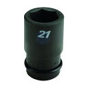 フラッシュツール インパクト セミロング ソケット 差込角12.7mm 対辺26mm 1/2WA-26 1点