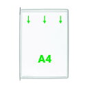 tarifold 掲示ファイルスタンド用ポケット A4 グレー 114000 10枚