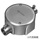 パナソニック ねじなし丸型露出ボックス 2方出 DS66251K