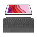 ロジクール COMBO TOUCH for iPad(第7世代用)トラックパッド付キーボードケース IK1057BKA 1点(2)