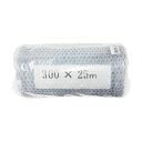和気産業 金網カラ-亀甲 番手×網目:#23×10mm幅:300mm長さ:25m ホワイト - 1個
