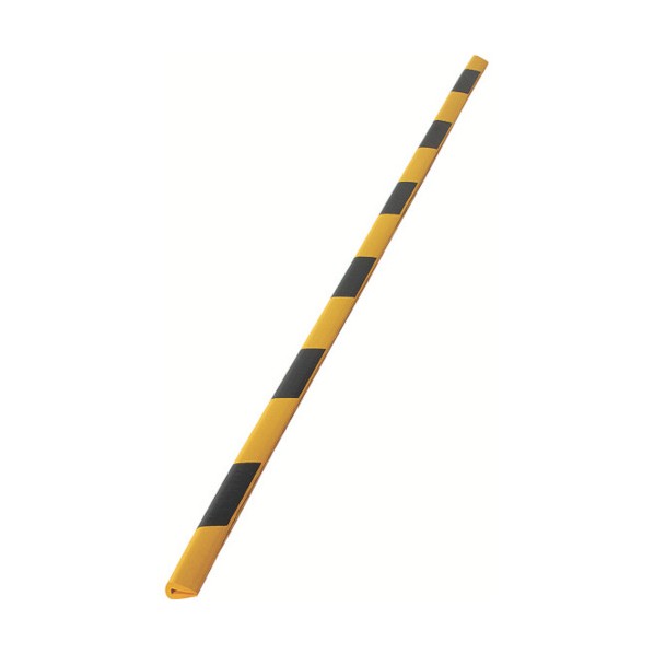 カーボーイ 安心クッションはさみ込み型 寸法：約巾15×長900×奥20 ブラック／イエロー AC-134 1本【2506DFD_3】