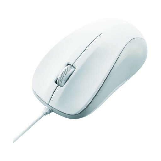 エレコム USB光学式マウス(Mサイズ)ホワイト 134 x 87 x 47 mm M-K6URWH/RS エレコム USB光学式マウス(Mサイズ)ホワイト 134 x 87 x 47 mm M-K6URWH/RS