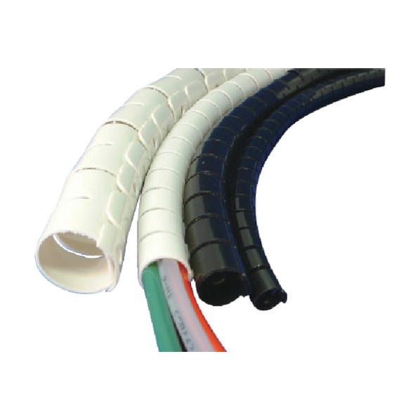 千代田通商 ジップラップ工具付BK（黒）内径20mm／20m ZW-20BK-20-K 1