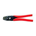 エビ印 絶縁被覆付閉端接続子用圧着工具使用範囲CE1・2・5・8 319 x 105 x 24 mm AK28A 1個