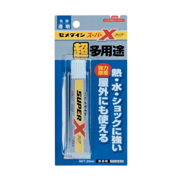 セメダイン 超多用途接着剤 スーパーX クリア AX-038 1本