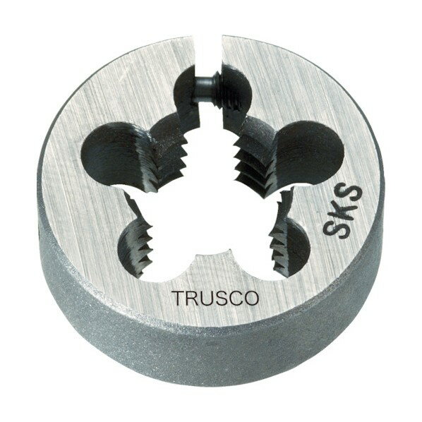 トラスコ(TRUSCO) 丸ダイス SKS ユニファイ並目 50径 3/4UNC10 55 x 25 x 25 mm T50D-3/4UNC10 1点