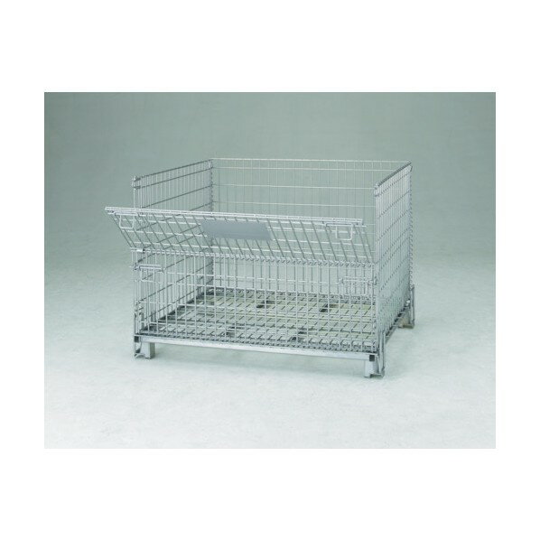 トラスコ(TRUSCO) ネットパレット段積金具付1200X1000X890（25X25） 1250 x 1000 x 230 mm TNKS725 1