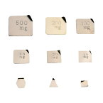 新光電子 板状分銅 基準分銅型(非磁性ステンレス) 50MG M1級 M1PSB-50M 1点