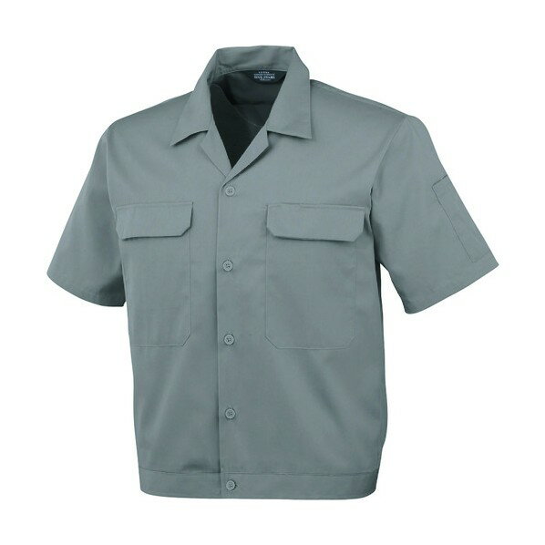 コーコス信岡 開襟半袖ブルゾンA-6650 3 グレー EL A-6650-3-EL 1点