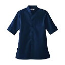 サンペックスイスト 男女兼用ショップコート ET-7732 スミクロ M SKC6102 1個