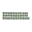 光 キャリエーター(カットシート文字) 天地30mm 黒 CL30B-エ(4)