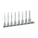 TONE ロングヘキサゴンソケットセット(ホルダー付)8pcs HH308L 1S