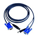ATEN USB KVMケーブル VGAオスメス+USB A-B 3m 2L-5003U 1点(2)